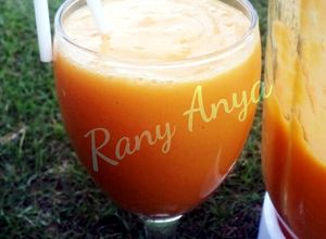 Foto resep Taiwanese Papaya milk Smoothie 木瓜牛奶 (mu gua niu nai)