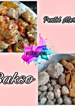 Foto resep Bakso & pentol mercon 🤤🤯
