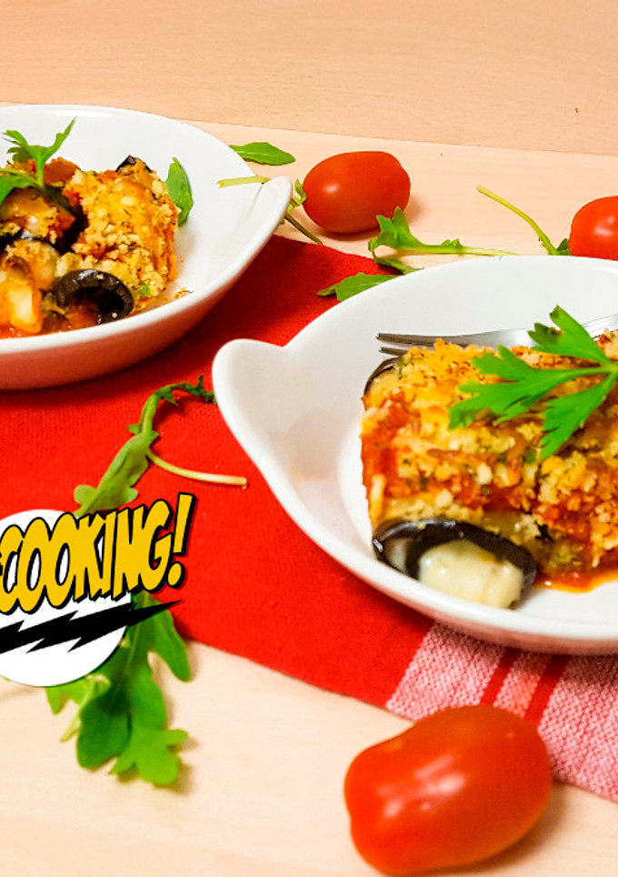 Una foto de Melanzane Gratinate