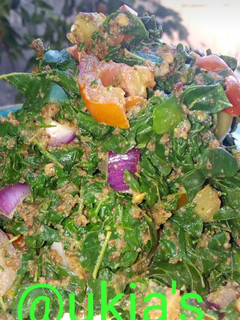 A picture of Moringa salad.