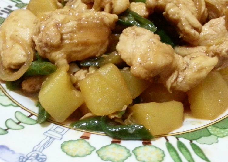 Resep Ayam teriyaki + kentang yang Enak Banget