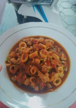 Foto resep Cumi Saus Pedas Asam Manis