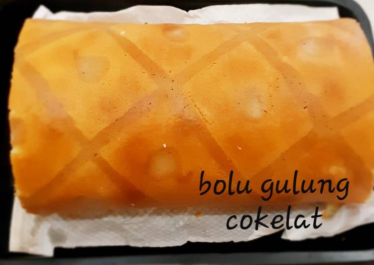 Bolu Gulung Selai Cokelat