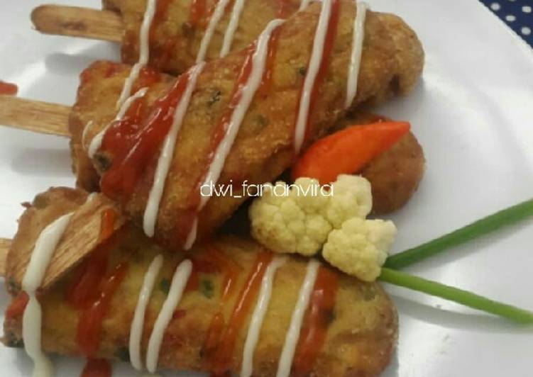 314. Stik Sosis Telur Homemade