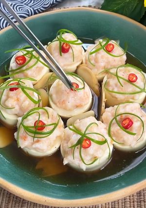 Foto resep Steam tofu udang