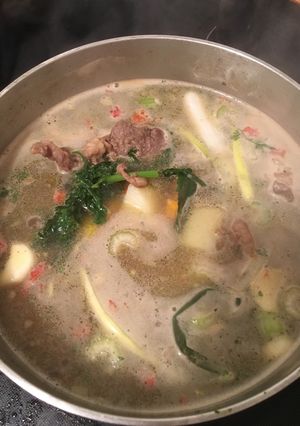 Una foto de Sopa de sobre de res