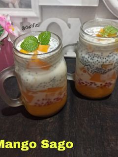 Foto resep Mango Sago 🥭
