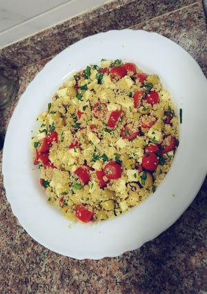 A picture of Quinoa Mediterranean Salad.