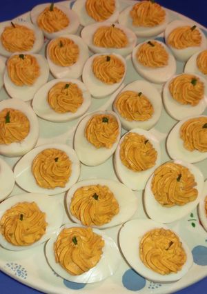Töltött tojás ahogy Böbe85 készíti recept fotója