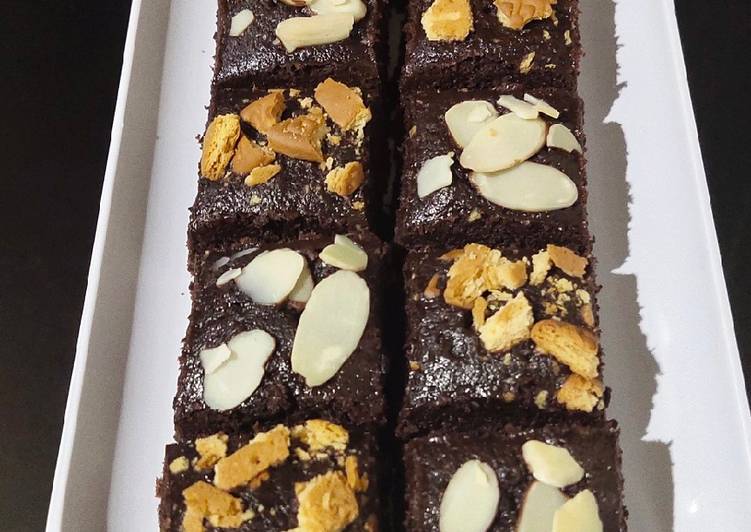 Banana Choco Brownies (tanpa mixer)