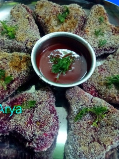 आलू बीट ब्रेड कटलेट (Aloo beet bread cutlet recipe in Hindi) रेसिपी मुख्य फोटो