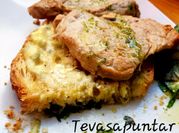 Una foto de solomillo con salsa roquefort