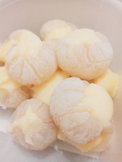 Hình của món Kem trái vải nhân phô mai.