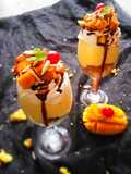 Eggless Mango Mousse Dessert