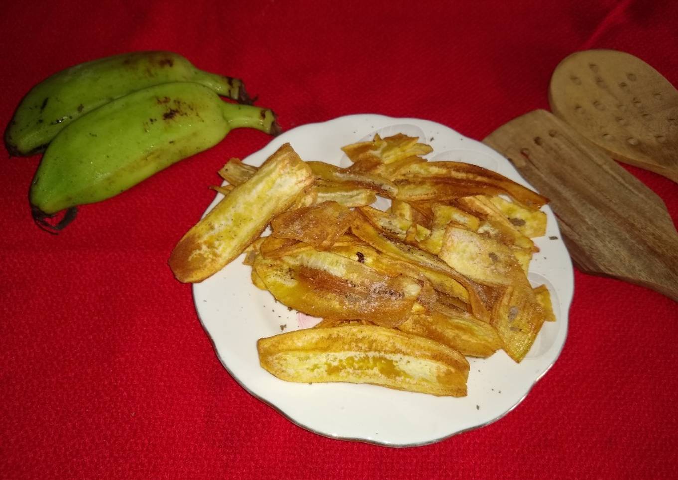 Long size banana wafer