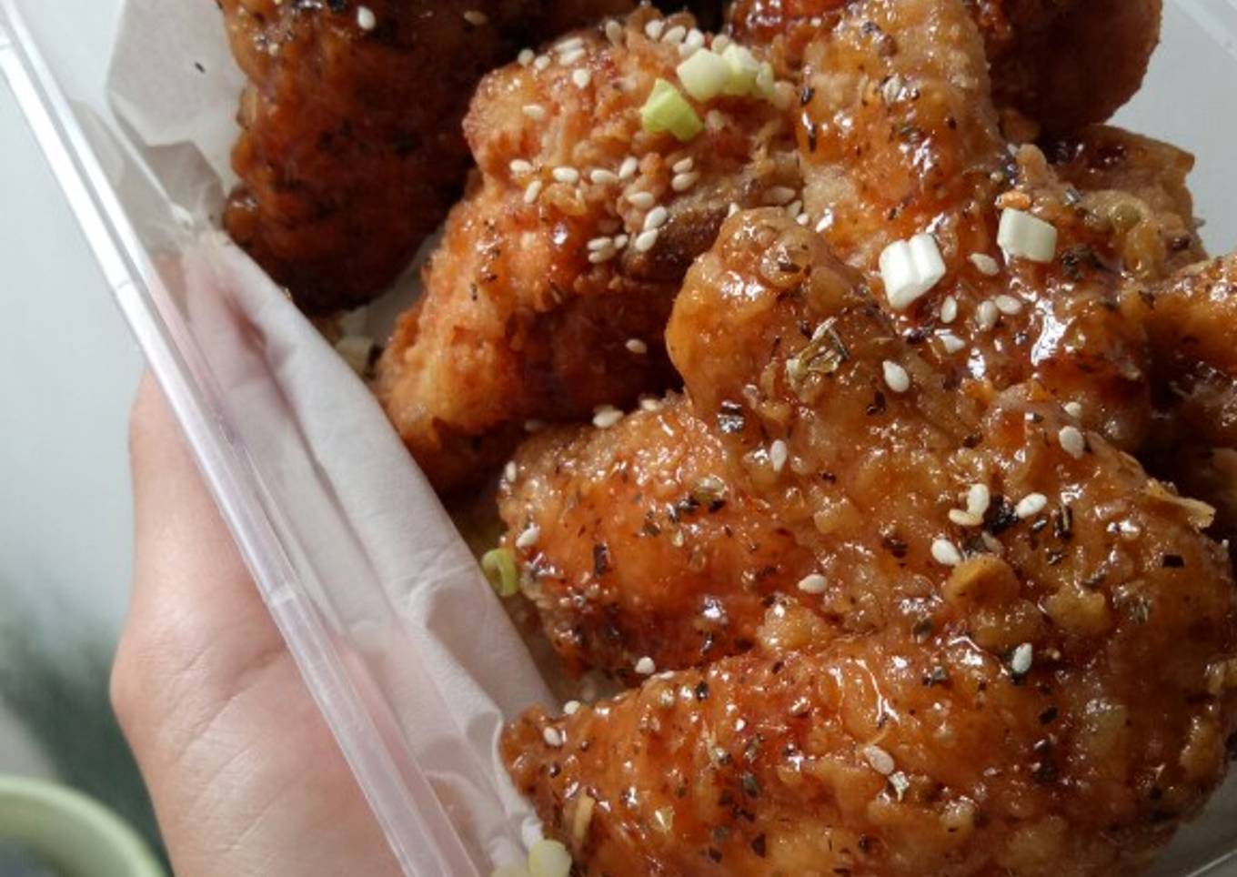 Korean Honey Chicken Wings