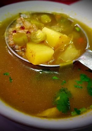 A picture of Quinoa Soup.