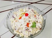 A picture of macroni salad