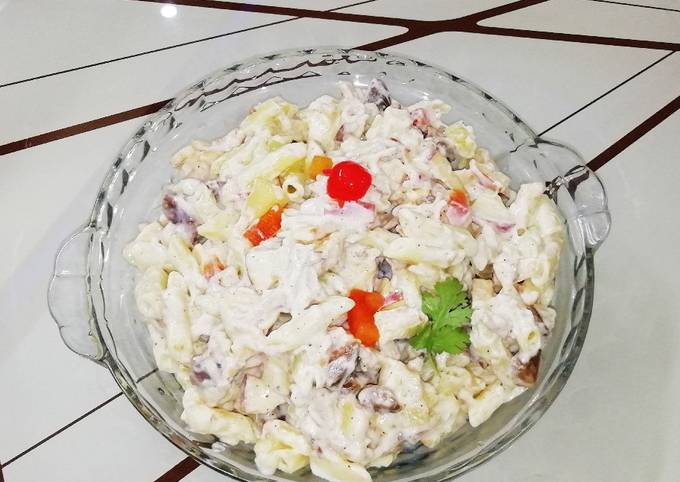 Fruite mayonnaise Russian salad