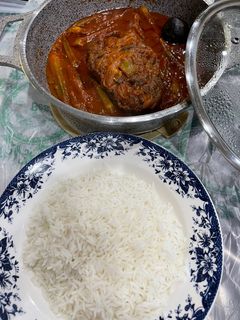 صورة لوصفة سمك بالبامية