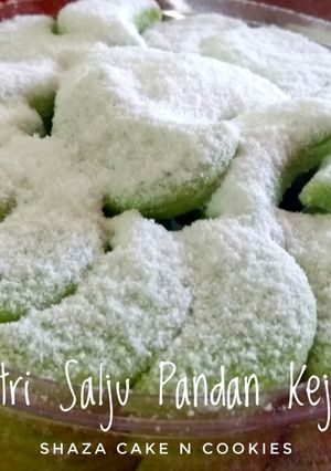 Foto resep 17. Putri Salju Pandan Keju