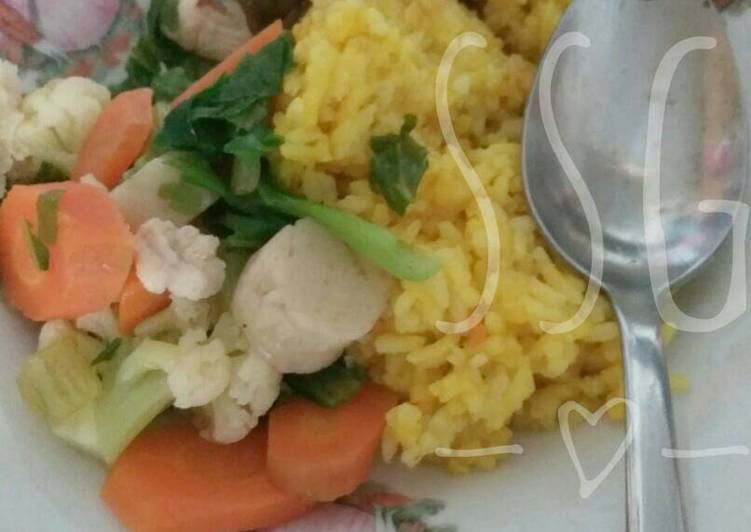 Nasi Kuning Sehat No Santan