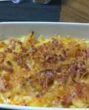 Patatas cheese fríes