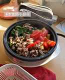 本宮的小廚房｜減醣料理：豬肉炒青菜（清冰箱）