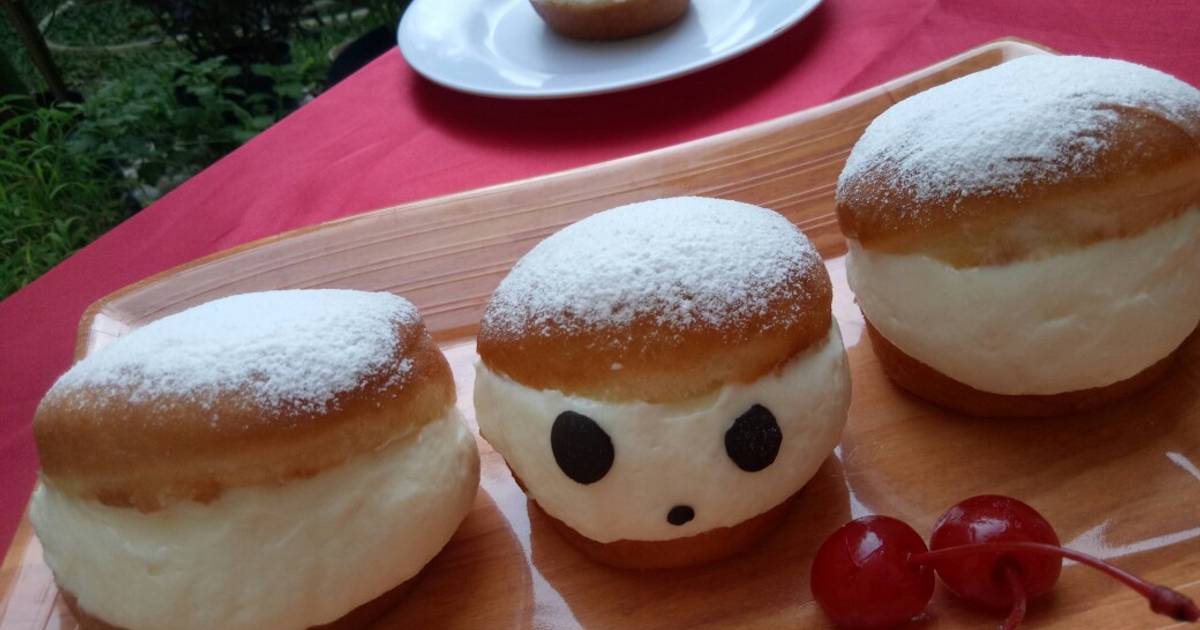 Resep Milk Cream Donuts/ Donat Korea /Korean Street food oleh Mommy Rey