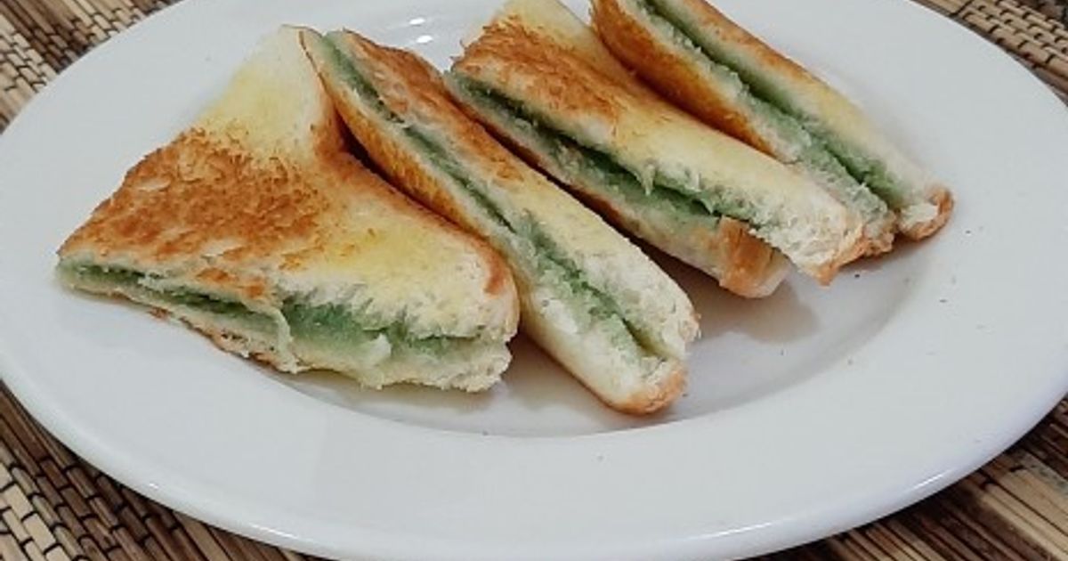 Pan Panggang Roti Resep Roti Panggang Greentea Simple oleh Ike Yohanita - Cookpad