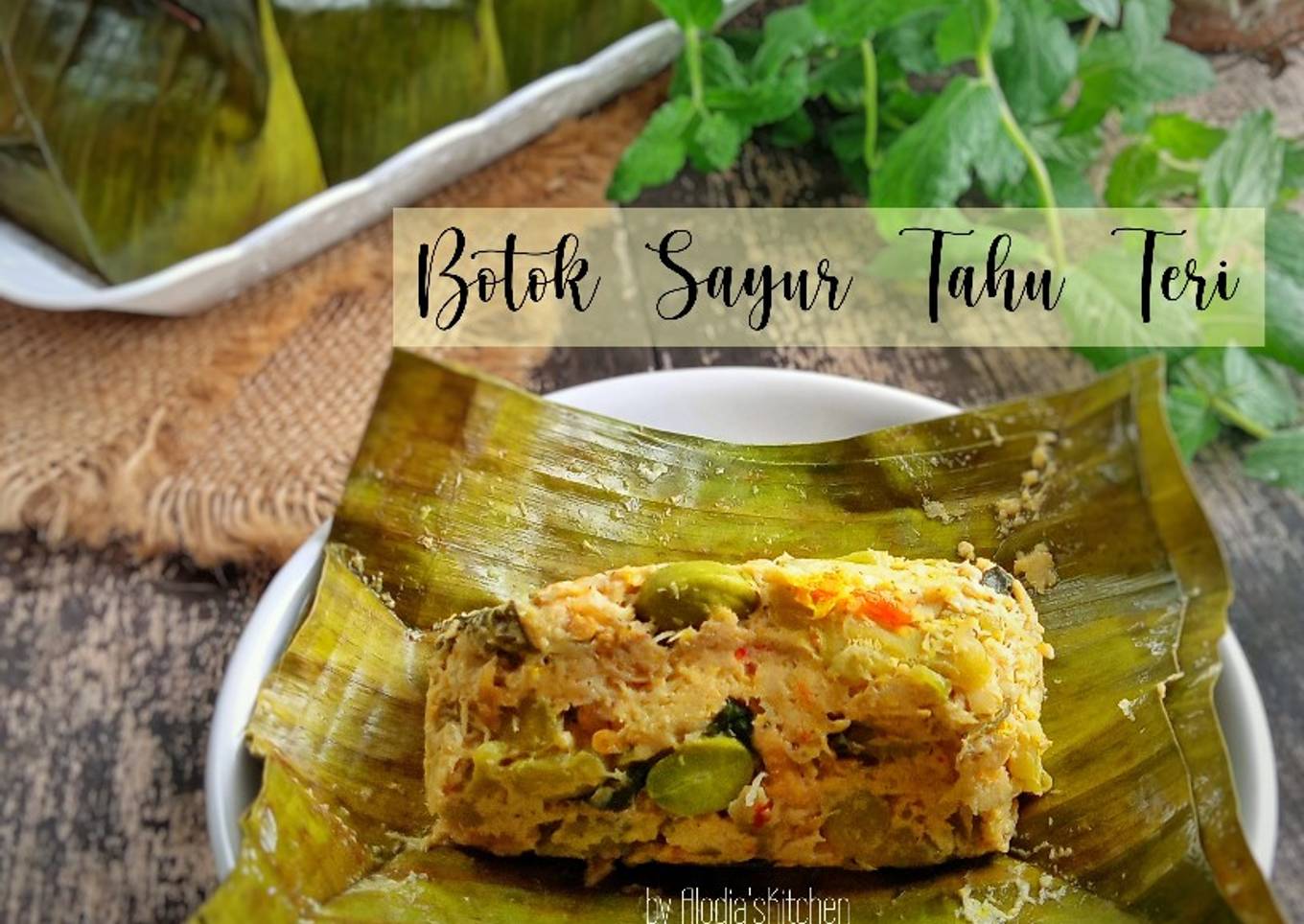 Botok Sayur Tahu Teri