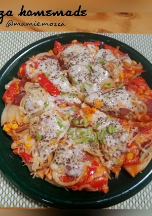 Foto resep PIZZA HOMEMADE bisa pakei teflon/oven, bebas..