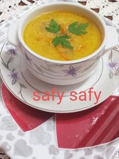 صورة لوصفة شوربة الشوفان بالجزر