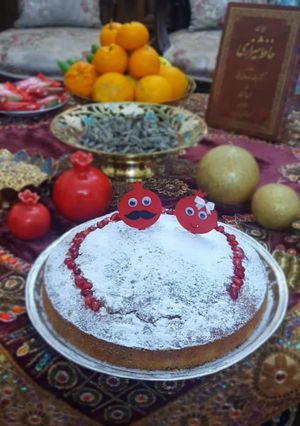 عکسی از دستور کیک کدو حلوایی❤️😋