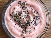 Una foto de smoothie proteina