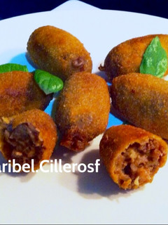 Una foto de Croquetas de morcilla
