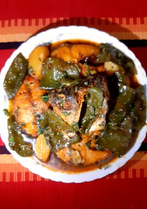 সিম আলু দিয়ে নলা মাছ রেসিপির প্রধান ছবি
