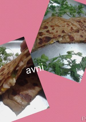 A picture of Corn Paratha.