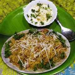 A picture of Street style vegetable pulao.
