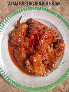 Foto resep Ayam Goreng Bumbu Rujak