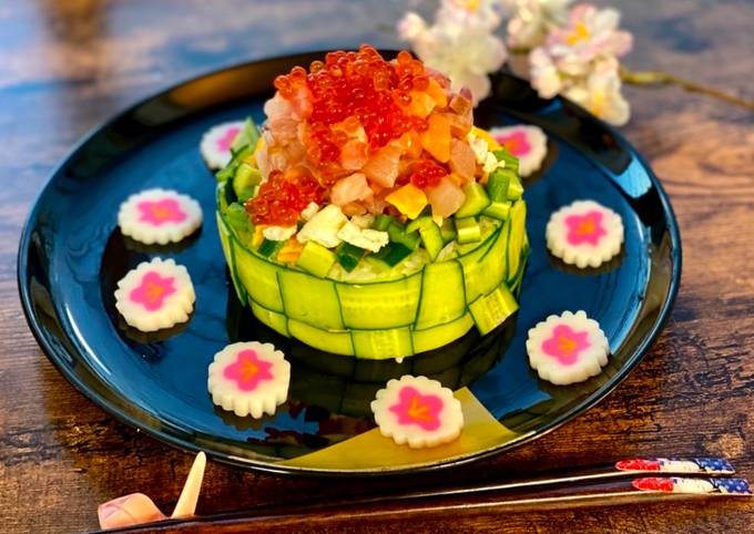 Japanese Sushi Cake for Girl’s Festival