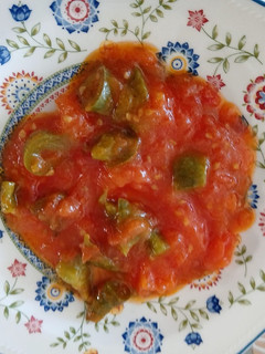 Una foto de Fritico de tomate y pimientos Murciano