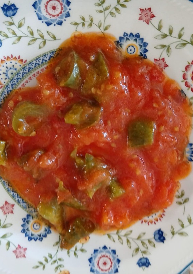 Una foto de Fritico de tomate y pimientos Murciano