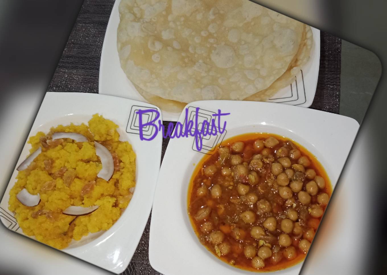 Malyai halwa with Pathooora😍