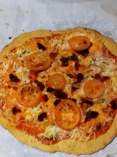 Una foto de Pizza casera casera
