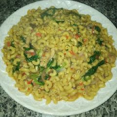 A picture of Vegetable Coconut Macaroni.