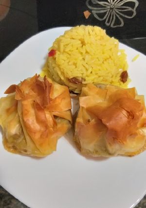 Φωτογραφία της συνταγής Πουγκάκια με μοσχάρι και γκούντα