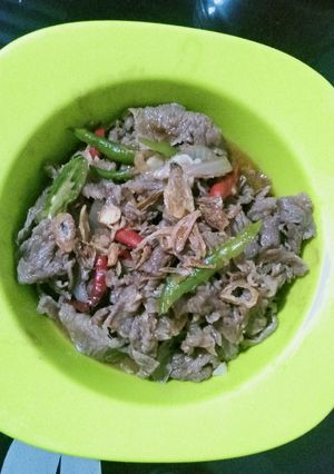 Foto resep Daging sapi yosinoya simple