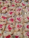 Florecitas de hojaldre con fresa