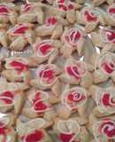 Florecitas de hojaldre con fresa